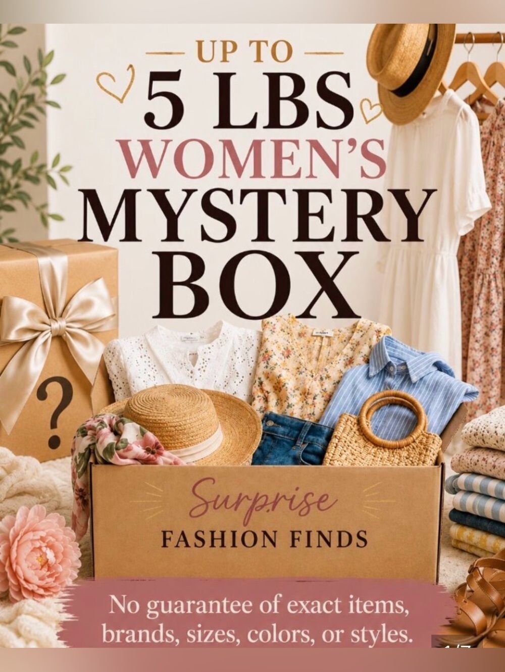 5 LBS Of Women's Clothing Mall Labels Mixed Sizes